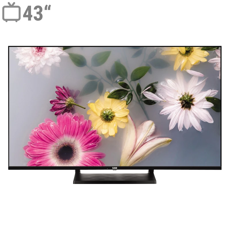 تلویزیون ledهوشمند  سام مدل 43d6500 با ضمانت سام سرویس