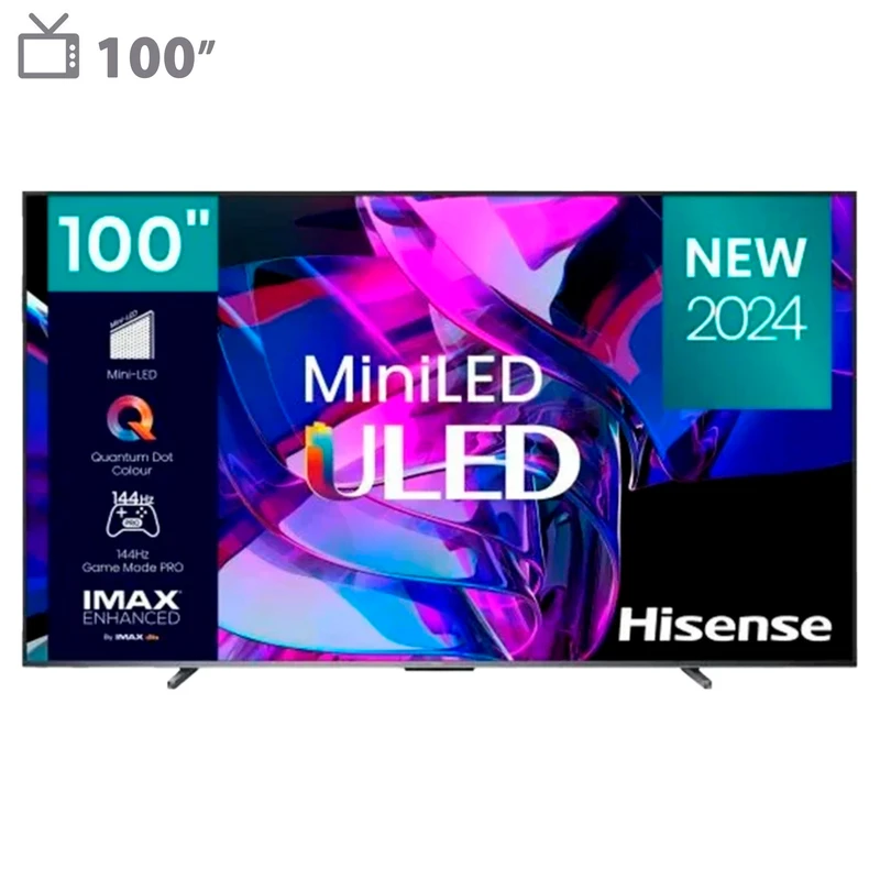 تلویزیون هوشمند 100 اینچ هایسنس مدل 100u7k